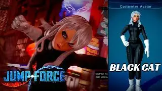 HOW TO CREATE BLACK CAT IN JUMP FORCE| CUSTOM CAC