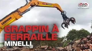 Grappin à ferraille MPV 800-FH sur pelle 35T au travail 💪