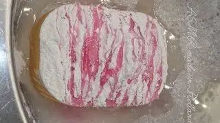 ASMR Sponge squeezing. Saved pine rinse, bleach, softscrub, dish soap & ajax powder 🩷🤍