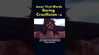 Jesus' First Words During Crucifixion 🙏😱 #shorts #youtube #catholic #bible #fypシ #jesuschrist