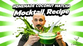🥥🍵 HOMEMADE COCONUT MATCHA MOCKTAIL RECIPE 🍵🥥