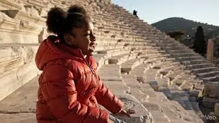 Ancient Greek Amphitheater 🇬🇷✨ | Peaceful History Walk
