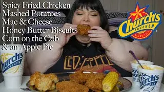 Church's Spicy Fried Chicken Cravings Mukbang
