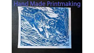Printmaking Timelapse | Art Process by Eva Kendrick | Handmade Fine Art Print