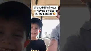 Golfing in summer! Ultimate use of time