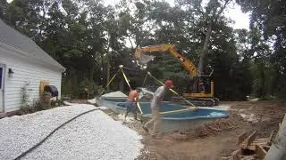 Genesis Trilogy Fiberglass Pool Installation: Penguin Pools