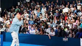 Fat Joe Has Lost Weight and Come to Show His Support for Joe Biden For President Rally in Raleigh NC