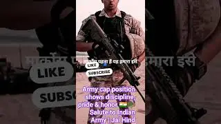 Indian Army Cap Different Positions | Military Cap Styles Explained#shorts #trending#viral#ytshorts