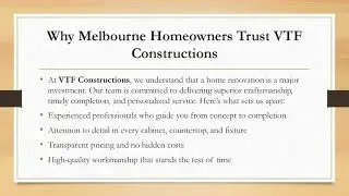 Transform Your Home with Custom Cabinets and Kitchen Designs in Melbourne