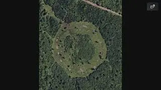 Pike County PA - Google earth mystery:  Crop Circle in the Woods?