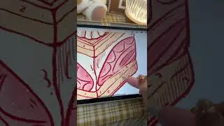 Procreate Coloring Winter Is for Strawberry Cake