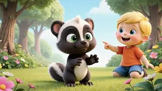 Where Is My Stripe Asks Little Skunk | Nursery Rhymes for Kids & Baby Songs