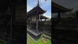 GIANT BLACK TEMPLE in Bali #temple #travel #bali 