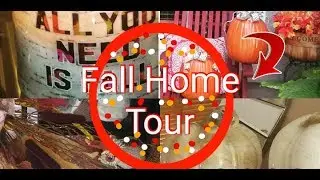 Fall Home Tour | Traditional Fall and Glam Fall decor |