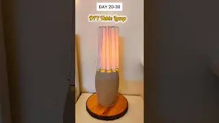 DIY Table Lamp | How to make Table lamp 😱 | #tablelamp #diytablelamp #diylampshade #paperlampshade