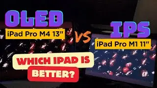 iPad M4 (OLED) vs iPad M1 (IPS) - Screen Comparison