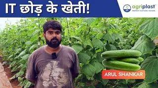 From Infosys to Farming: Arul Shankar's Inspiring Polyhouse Success Story