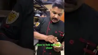 how to fold samossa sheet #food #cafe  #street food#hotel##restaurent#hotel managment