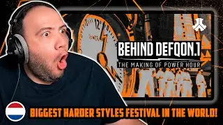 🇳🇱 Behind Defqon.1 | The Making of POWER HOUR 2025 | TEACHER PAUL REACTS HARDSTYLE