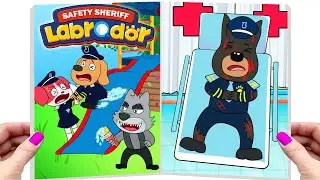 [ Paper DIY ]❤️Making Quiet Book | Sheriff Labrador... Mission: Catch the Criminals in the City!
