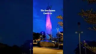 The New Sea Games Cauldron is found at Stadium Riverside Walk,  in-front Singapore National Stadium