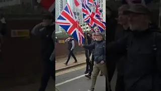 Britain First Rally and Anti-Racism Counter-Protest in Birmingham, United Kingdom &mdash; May 17, 2025