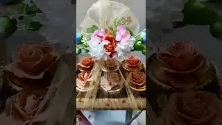 Dryfruit gift hamper decoration ideas|basket decoration|dryfruit gift packing ideas #giftpacking