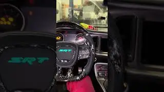 Подсветка рулевого колеса и установка подушки безопасности на Dodge Scatpack Widebody 2022 года #...