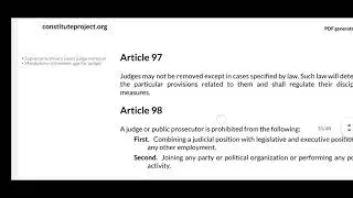 Iraqi Constitution Articles 94   102