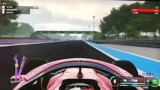 F1 2019 French Gp :Vettel Onboard Chasing Hamilton preview 2018 gameplay