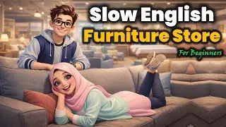 Shadowing english speaking practice 🎧 | Furniture Store Conversation for Beginners