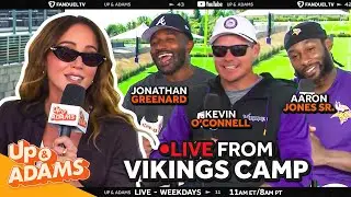 Coach Kevin O'Connell, Aaron Jones Sr, & Jonathan Greenard! LIVE From Minnesota Vikings Camp
