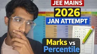 How Much Percentile Will You Get for Your Marks? | JEE Mains 2026 January attempt....