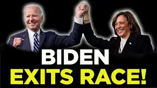 BREAKING: President Biden drops out and ENDORSES Kamala Harris as Democratic NOMINEE.