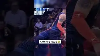 The face Kawhi made when Paul George was guarding him in 2019 😂