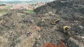 KITEEZI LANDFILL COLLAPSE - KITEEZI-LUSANJA CATASTROPHIC SITE TURNS INTO A WATER POND