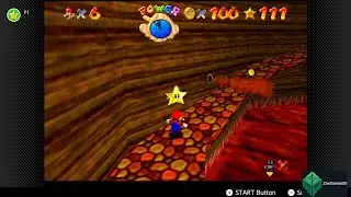 Super Mario 64 - Lethal Lava Land 100 Coin Star