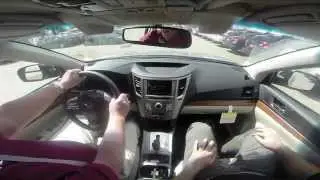 Subaru EyeSight Testing in a 2014 Outback