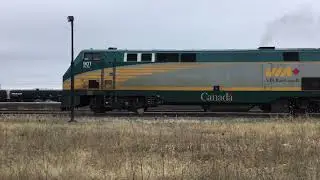 Via Rail pulling out of Sarnia ON