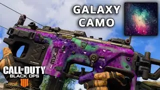 Black Ops 4 'GALAXY' CAMO TUTORIAL! (BO4 Galaxy Paintjob) - Custom Made