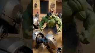 Hulk or robot #shorts #hulk #ai 👑🫧 Khatarnak action 🔥