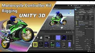 Motorbike Starter Kit Controller For Unity Package | 3djunction-c8x #tutorial #games #automobile