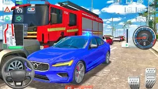 Police Sim 2022 👮&zwj;♂️🚔 Police Pull-over Rescue Fire Truck- Police Game Android Gameplay