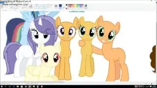 Speedpaint - My Mane 6 (MLP Next Gen) MLP Base SORRY ABOUT THE END