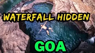 hidden waterfall of goa | waterfall of goa | caranzol waterfall | sawardem waterfall | waterfall goa