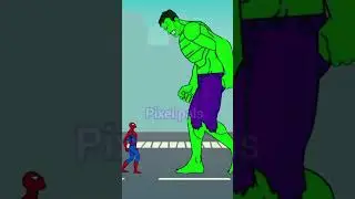 Spider man vs Hulk #ytshorts #trending #fun #funimatioand