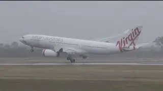 STORMY PLANE SPOTTING @ PERTH AIRPORT # 7