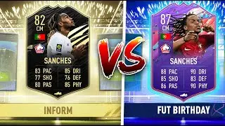 Большая разница? 🤔 82 Inform Renato Sanches против 87 FUT Birthday Renato Sanches.. #FIFA21