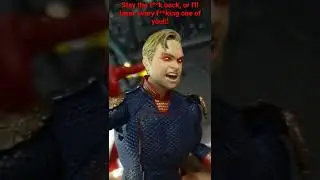 Mafex Homelander custom light-up eyes mod
