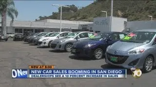 New car sales in San Diego soar: Increase in sales since start of the year